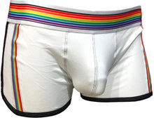 Load image into Gallery viewer, Cotton Assless Trunk - Rainbow White
