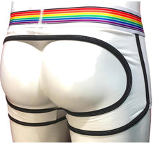 Load image into Gallery viewer, Cotton Assless Trunk - Rainbow White
