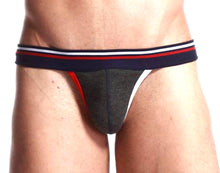 Load image into Gallery viewer, Cotton Sports Thong - DARK GREY
