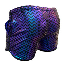 Load image into Gallery viewer, Mermaid Shorts - Purple / blue
