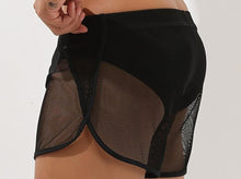 Load image into Gallery viewer, Mesh Side Cut Shorts - Black
