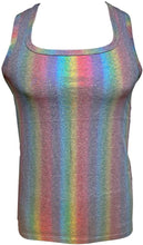 Load image into Gallery viewer, Heather Rainbow Y-Back Tank
