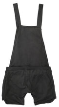 Load image into Gallery viewer, Knit Overalls-Black Cotton
