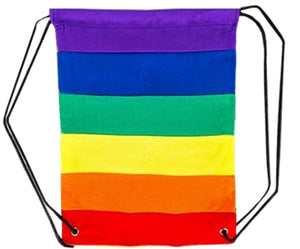 Rainbow Panel  String Backpack