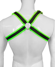 Load image into Gallery viewer, Buckle Harness-Black Neon Green
