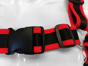 Buckle Harness-Black Red