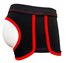 Load image into Gallery viewer, Assless Trunks COTTON - BLACK Red
