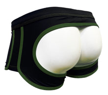 Load image into Gallery viewer, Assless Trunks COTTON - BLACK Army Green
