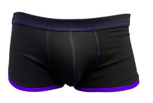 Load image into Gallery viewer, Assless Trunks COTTON - BLACK Purple
