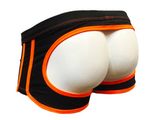 Load image into Gallery viewer, Assless Trunks COTTON - BLACK Orange
