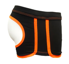 Load image into Gallery viewer, Assless Trunks COTTON - BLACK Orange
