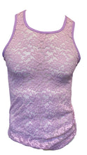 Load image into Gallery viewer, Lavender Lace - See Through Sexy Mesh Men&#39;s Tank
