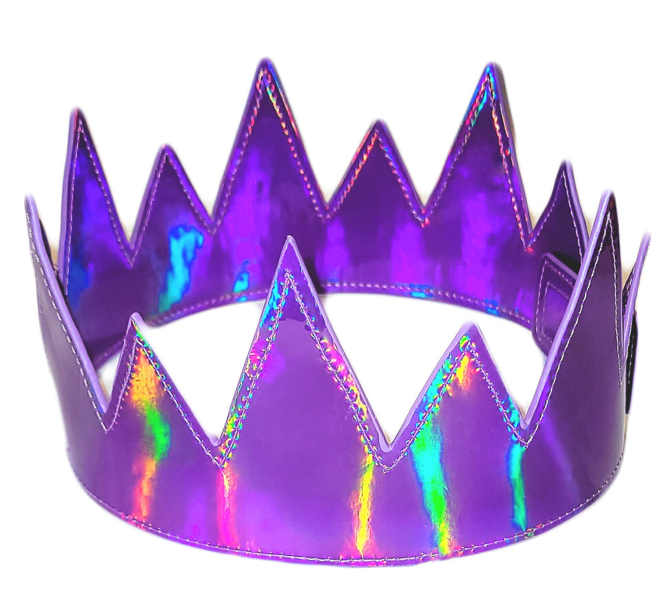 Party Crown -Lavender Purple Iridescent