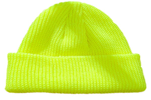 Fisherman Beanies - NEON YELLOW