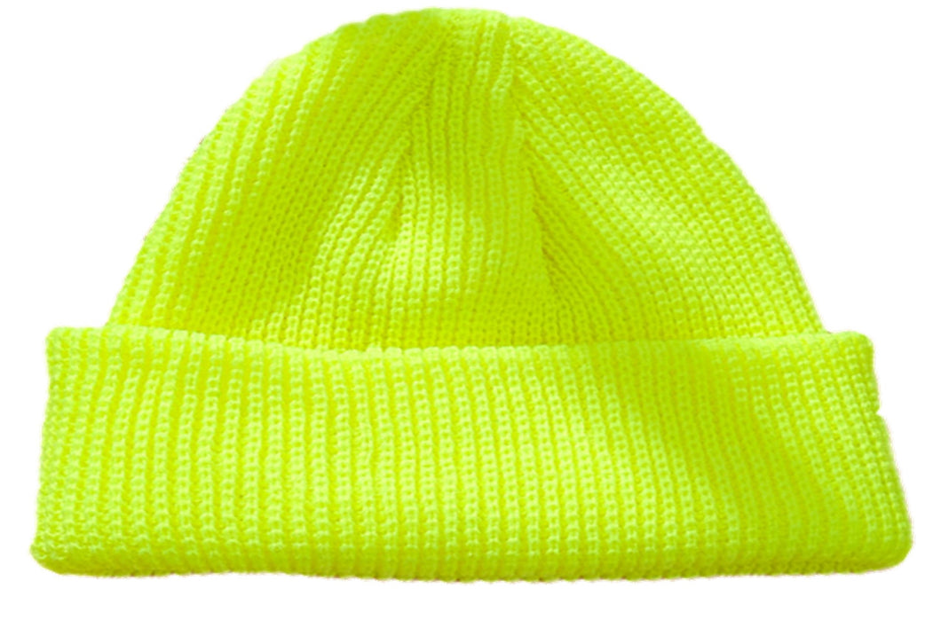 Fisherman Beanies - NEON YELLOW