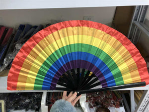 Party Clack Fan - Rainbow Pride Arch