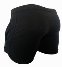 Load image into Gallery viewer, KNOBS Ribbon GYM Shorts-Black Silver Glitter Stripe
