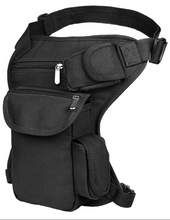 Load image into Gallery viewer, Leg Bag Canvas Full Size-Black
