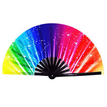 Load image into Gallery viewer, Party Clack Fan - Rainbow Stars
