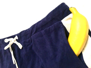 Lounge Shorts Terry Cloth - Navy Blue
