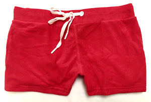 Lounge Shorts Terry Cloth - Red