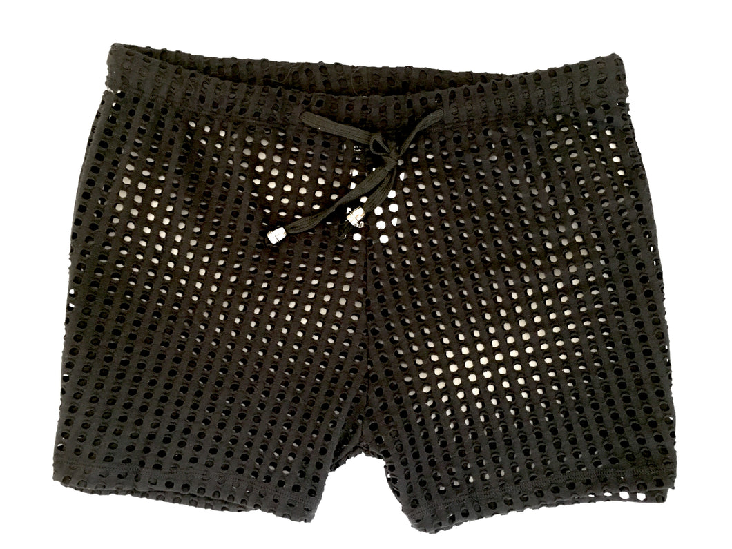 Fishnet Mesh Shorts