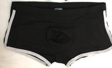 Load image into Gallery viewer, Open Butt Jock Trunk Black Cotton
