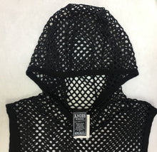 Load image into Gallery viewer, Fishnet Hooded Tank - Black
