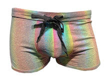 Load image into Gallery viewer, Heather Rainbow Booty Cotton Shorts
