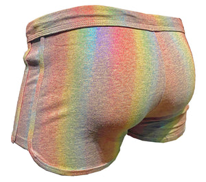 Heather Rainbow Booty Cotton Shorts