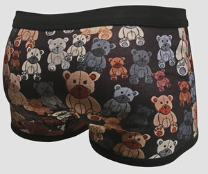 Bears Underwear Trunks - Black