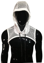 Load image into Gallery viewer, Fishnet Hooded Harness - White
