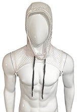 Load image into Gallery viewer, Fishnet Hooded Harness - White
