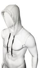 Load image into Gallery viewer, Fishnet Hooded Harness - White
