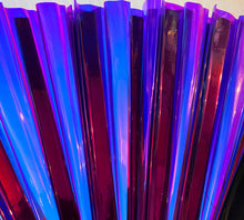 Load image into Gallery viewer, Party Clack Fan - Iridescent Purple 2 / Gold
