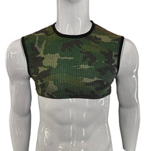 Load image into Gallery viewer, Crop Tank - Camo textured cotton
