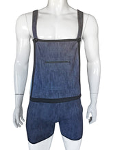Load image into Gallery viewer, Knit Overalls-Dark Denim Knit
