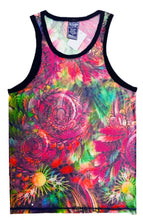 Load image into Gallery viewer, Floral Mesh Tattoo Tank - Purple
