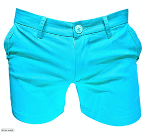 Chino Short Shorts - Sky Blue