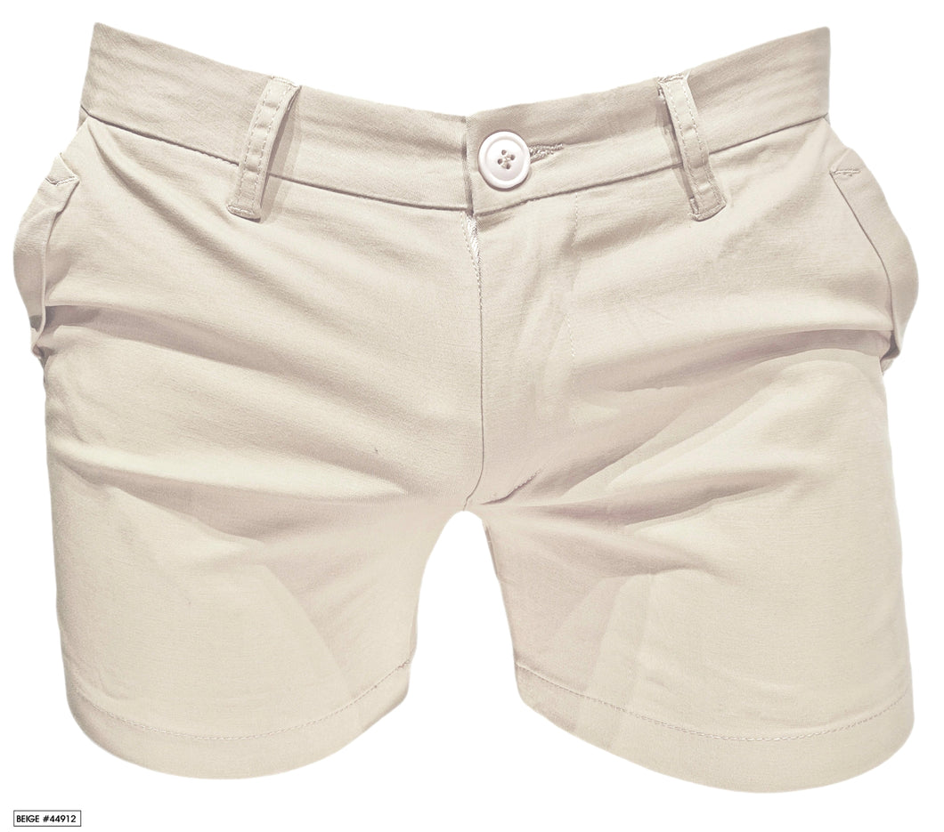 Chino Short Shorts - Beige