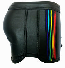 Load image into Gallery viewer, Rainbow Ribbon Swim-Black
