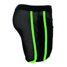 Load image into Gallery viewer, Knobs Sports Mesh GYM Shorts-Black With Neon Green
