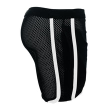 Load image into Gallery viewer, Knobs Sports Mesh GYM Shorts-Black With White
