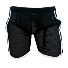 Load image into Gallery viewer, Knobs Sports Mesh GYM Shorts-Black With White
