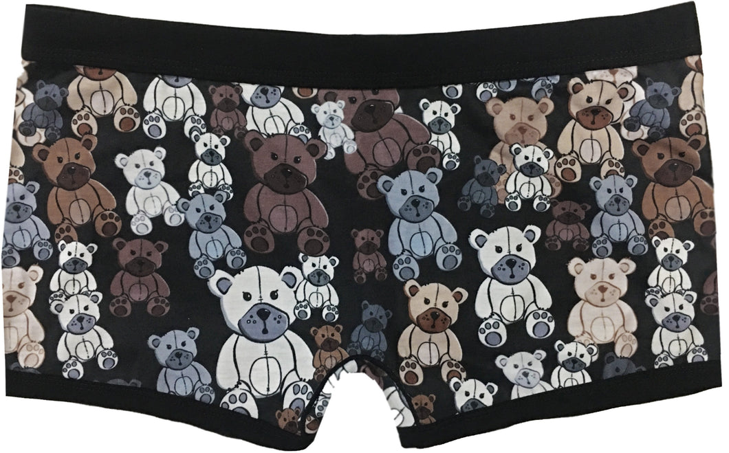 Bears Underwear Trunks - Black
