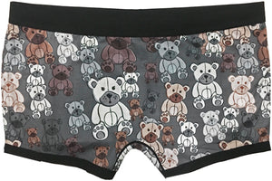 Bears Underwear Trunks - Grey