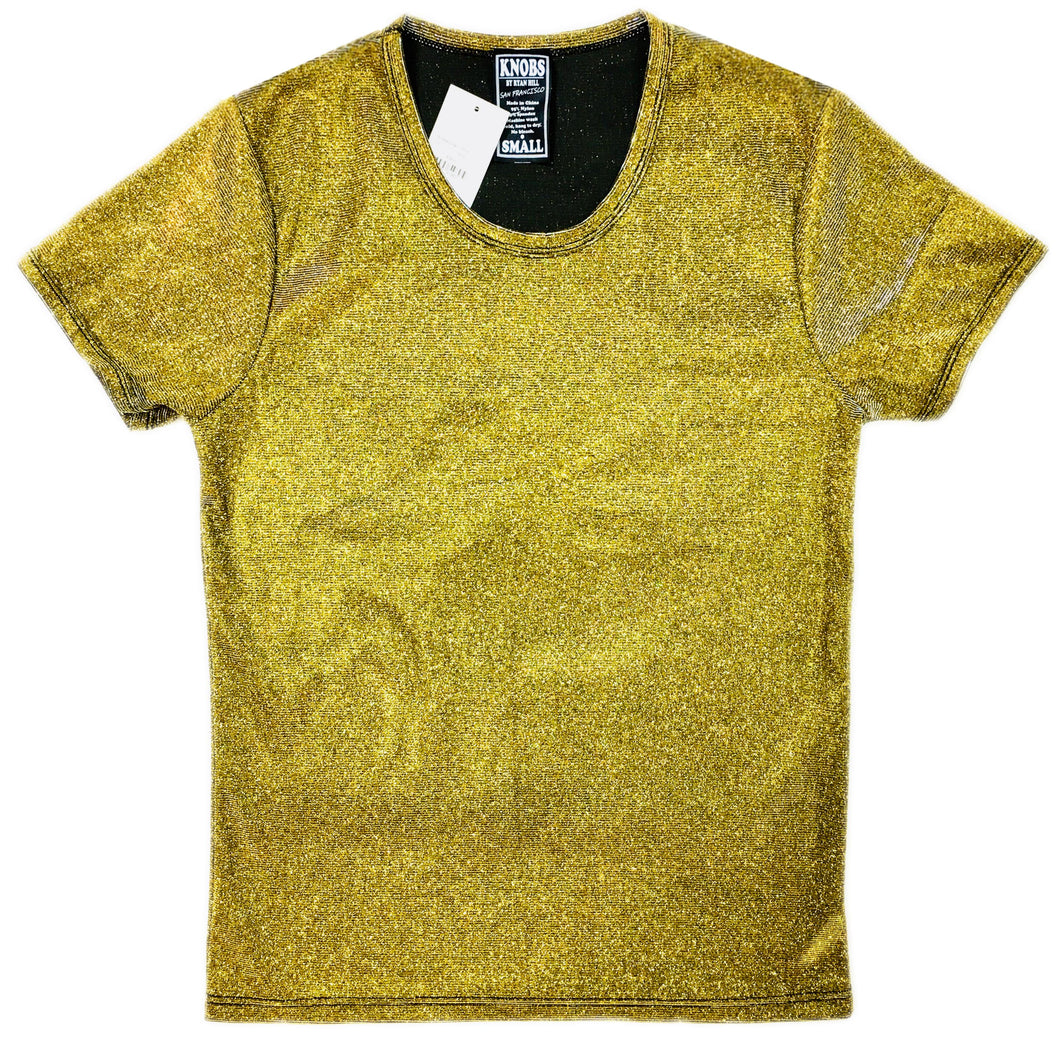 Glitter T Shirts - Gold