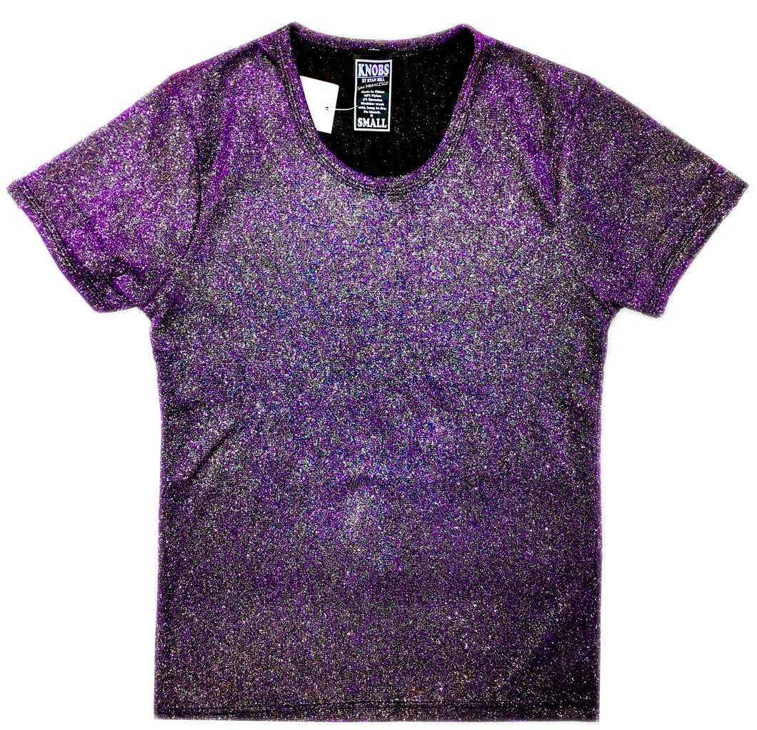 Glitter T Shirts - Purple
