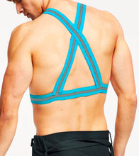 Load image into Gallery viewer, Reflective Elastic Harness - Light Blue
