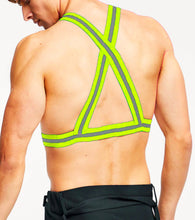 Load image into Gallery viewer, Reflective Elastic Harness - Neon Yellow
